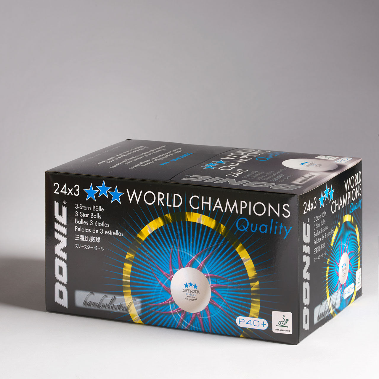 Donic World Champion ITTF Approved 3 Star P40+ Ball